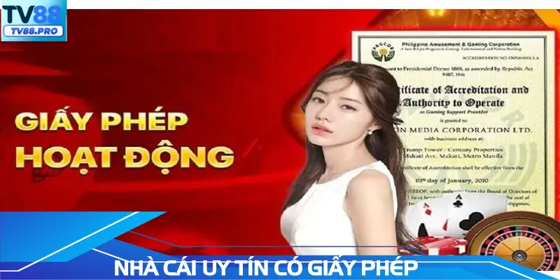 Nhà cái uy tín có giấy phép là gì?